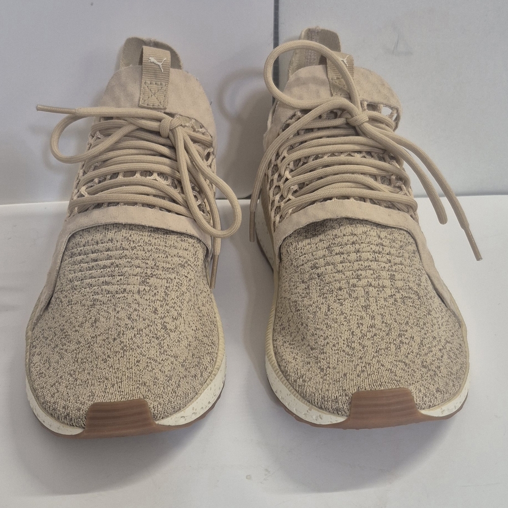 Puma Tan Sand Netfit EvoKnit Ignite Women’s Size 10 ..367494-04  "Look New"